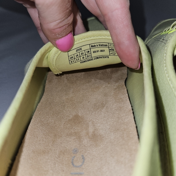 Vionic Womens Jovie Canvas Low Top Casual and Fashion Sneakers Shoes Size 8.5 - Picture 4 of 7